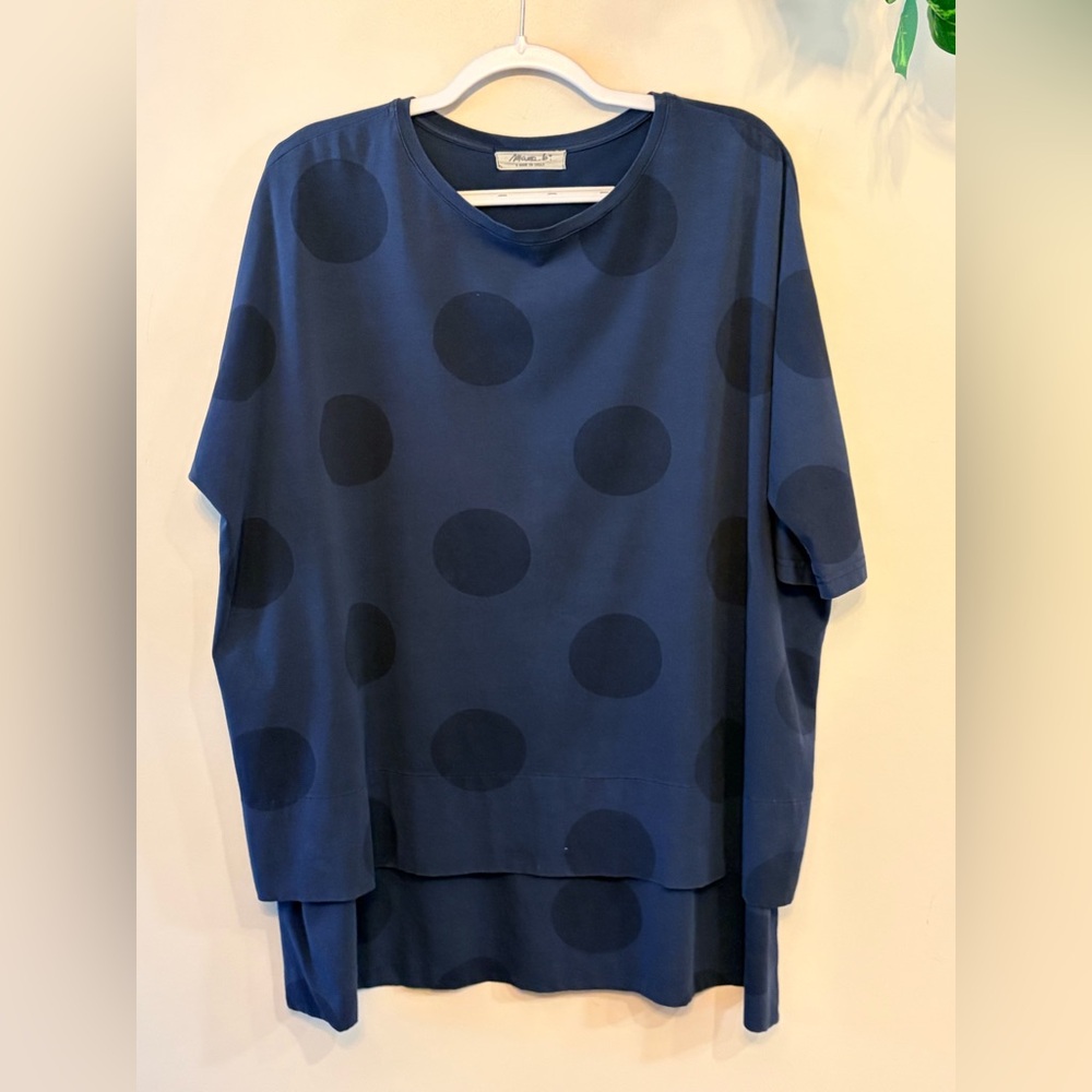 MAMA B Made In Italy Oversized Fit SForza Spot Top - PTP 30"